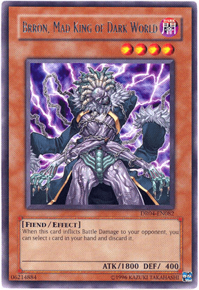 Brron, Mad King of Dark World [DR04-EN082] Rare - POKÉ JEUX