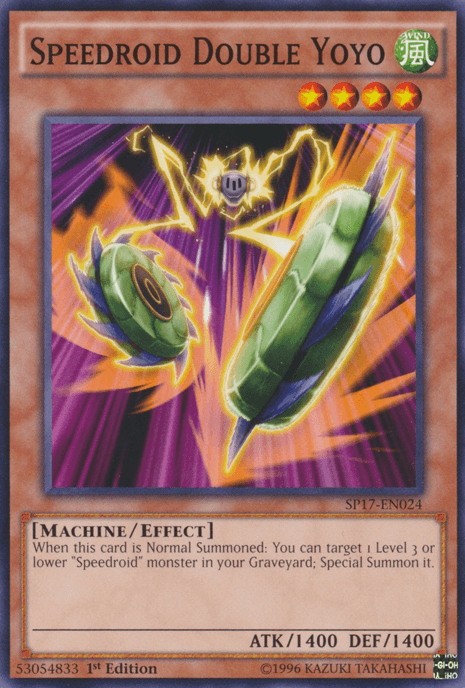 Speedroid Double Yoyo [SP17-EN024] Starfoil Rare - POKÉ JEUX
