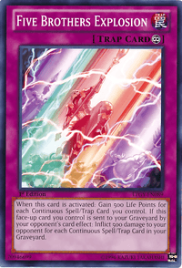 Five Brothers Explosion [LTGY-EN089] Common - POKÉ JEUX