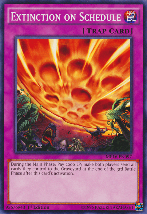 Extinction on Schedule [MP16-EN097] Common - POKÉ JEUX