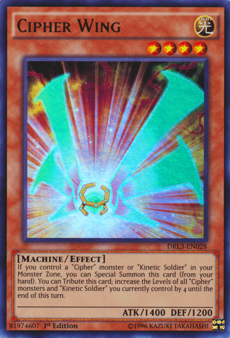 Cipher Wing [DRL3-EN028] Ultra Rare - POKÉ JEUX