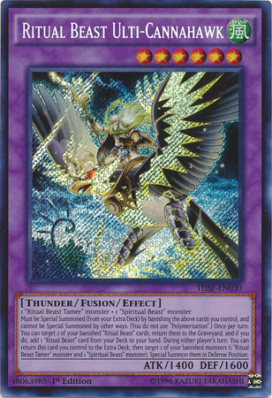Ritual Beast Ulti-Cannahawk [THSF-EN030] Secret Rare - POKÉ JEUX