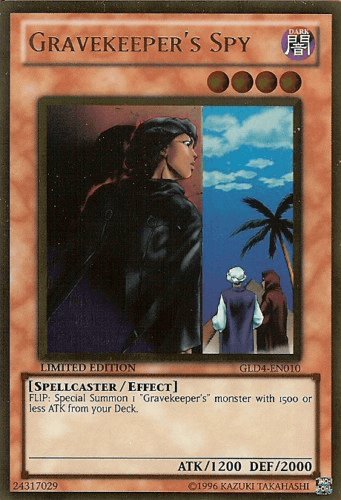 Gravekeeper's Spy [GLD4-EN010] Gold Rare - POKÉ JEUX