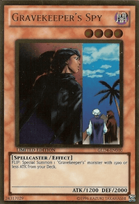 Gravekeeper's Spy [GLD4-EN010] Gold Rare - POKÉ JEUX