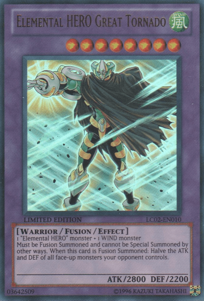Elemental HERO Great Tornado [LC02-EN010] Ultra Rare - POKÉ JEUX