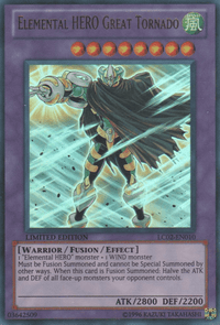 Elemental HERO Great Tornado [LC02-EN010] Ultra Rare - POKÉ JEUX