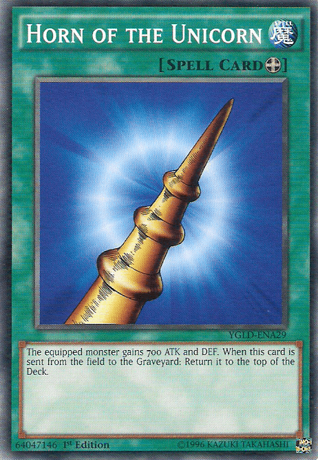 Horn of the Unicorn [YGLD-ENA29] Common - POKÉ JEUX
