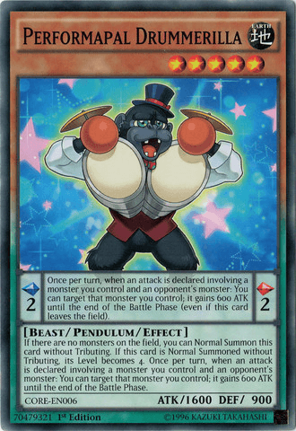 Performapal Drummerilla [CORE-EN006] Common - POKÉ JEUX