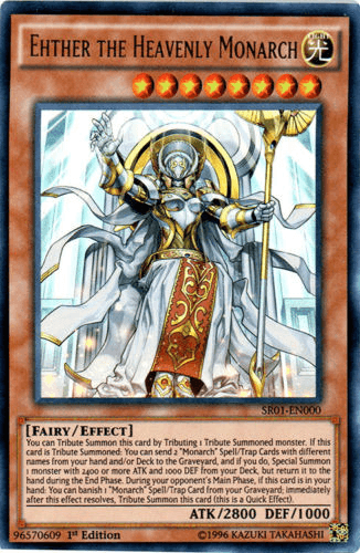 Ehther the Heavenly Monarch [SR01-EN000] Ultra Rare - POKÉ JEUX