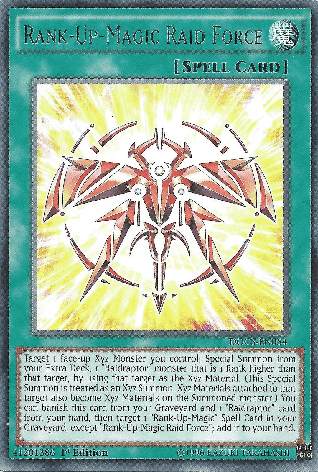 Rank-Up-Magic Raid Force [DOCS-EN054] Rare - POKÉ JEUX