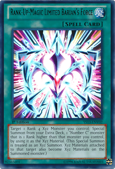 Rank-Up-Magic Limited Barian's Force [YS13-ENV02] Ultra Rare - POKÉ JEUX