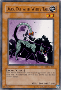 Dark Cat with White Tail [DR1-EN138] Common - POKÉ JEUX