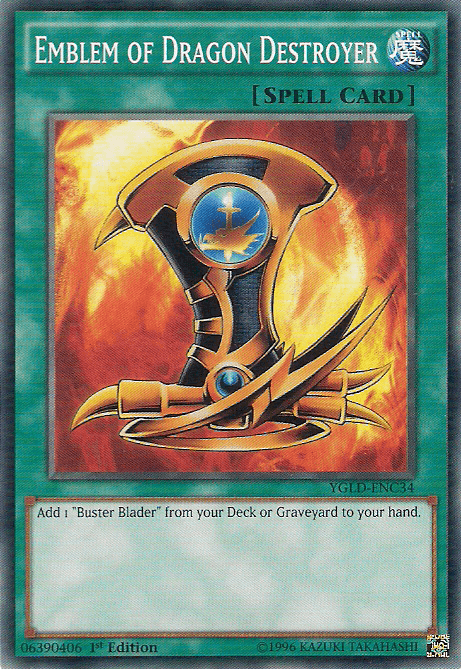 Emblem of Dragon Destroyer [YGLD-ENC34] Common - POKÉ JEUX