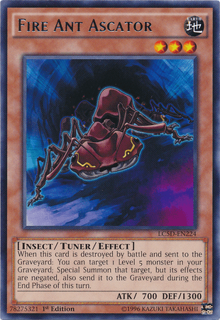 Fire Ant Ascator [LC5D-EN224] Rare - POKÉ JEUX