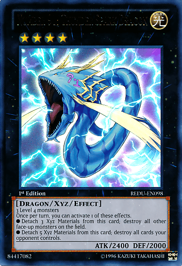 Number 91: Thunder Spark Dragon [REDU-EN098] Ultra Rare - POKÉ JEUX