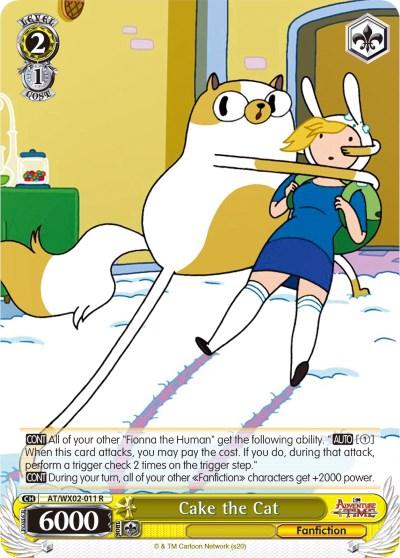 Cake the Cat (AT/WX02-011 R) [Adventure Time] - POKÉ JEUX