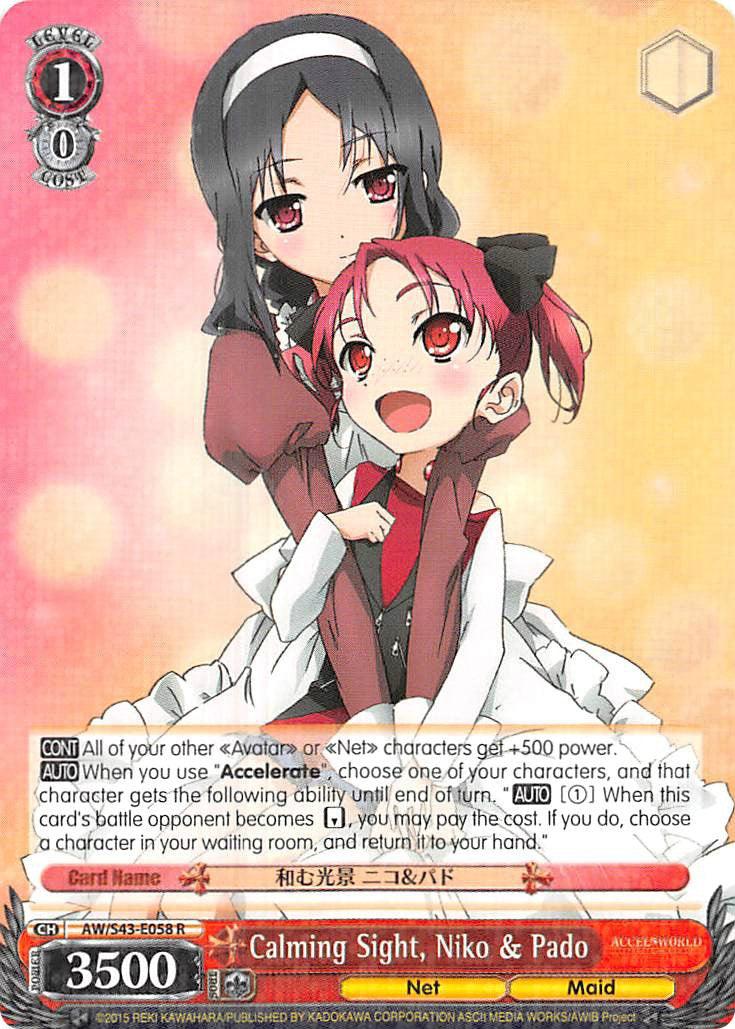 Calming Sight, Niko & Pado (AW/S43-E058 R) [Accel World -Infinite Burst-] - POKÉ JEUX