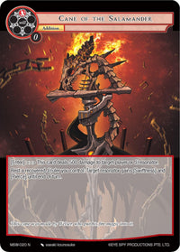Cane of the Salamander (MSW-020) [The Magic Stone War - Zero] - POKÉ JEUX