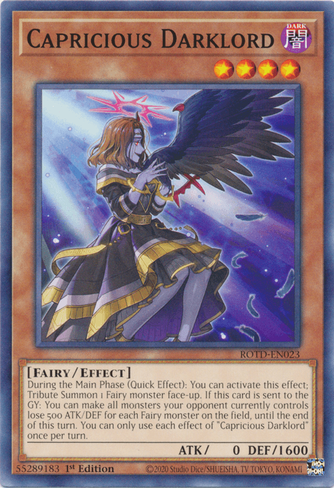 Capricious Darklord [ROTD-EN023] Common - POKÉ JEUX