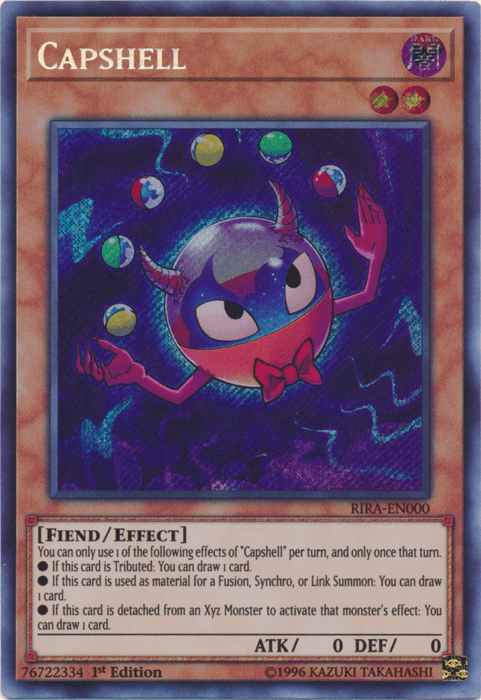 Capshell [RIRA-EN000] Secret Rare - POKÉ JEUX