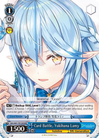 Card Battle, Yukihana Lamy (HOL/W91-TE123R RRR) [hololive production] - POKÉ JEUX