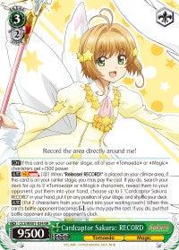 Cardcaptor Sakura: RECORD (CCS/WX01-034 RR) [Cardcaptor Sakura: Clear Card] - POKÉ JEUX