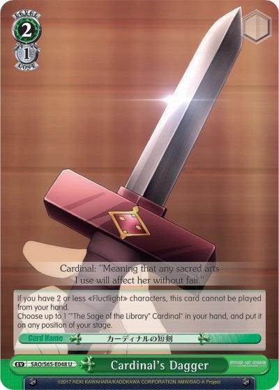 Cardinal's Dagger (SAO/S65-E048 U) [Sword Art Online -Alicization-] - POKÉ JEUX