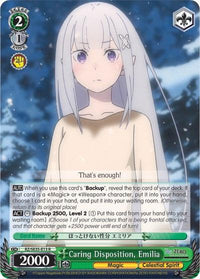 Caring Disposition, Emilia (RZ/SE35-E13 R) [Re:ZERO: The Frozen Bond] - POKÉ JEUX