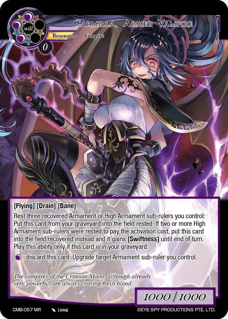 Carmilla, Armed Vampire (CMB-057 MR) [Crimson Moon's Battleground] - POKÉ JEUX