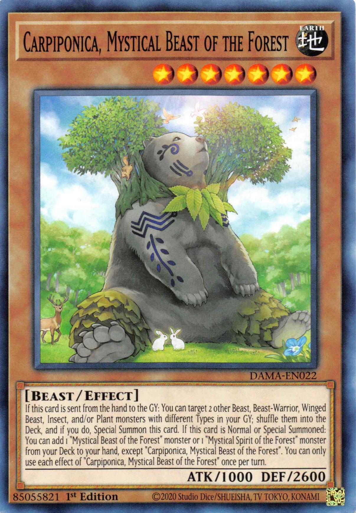 Carpiponica, Mystical Beast of the Forest [DAMA-EN022] Common - POKÉ JEUX
