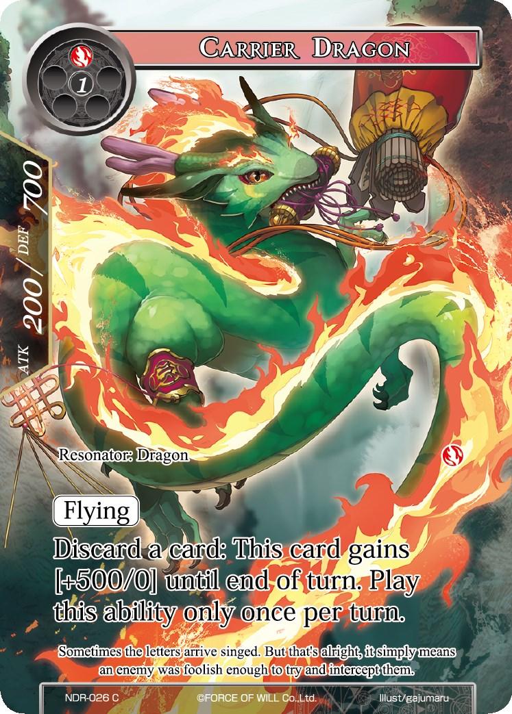 Carrier Dragon (Full Art) (NDR-026) [New Dawn Rises] - POKÉ JEUX