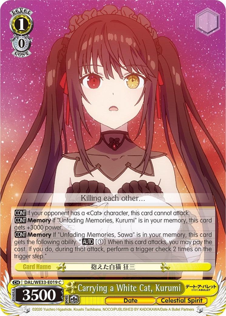 Carrying a White Cat, Kurumi (DAL/WE33-E019 C) [Date A Bullet] - POKÉ JEUX
