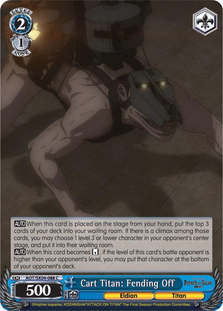 Cart Titan: Fending Off [Attack On Titan: Final Season] - POKÉ JEUX