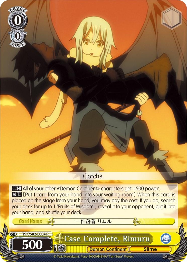 Case Complete, Rimuru (TSK/S82-E004 R) [That Time I Got Reincarnated as a Slime Vol.2] - POKÉ JEUX