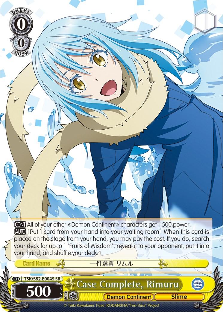Case Complete, Rimuru (TSK/S82-E004S SR) [That Time I Got Reincarnated as a Slime Vol.2] - POKÉ JEUX