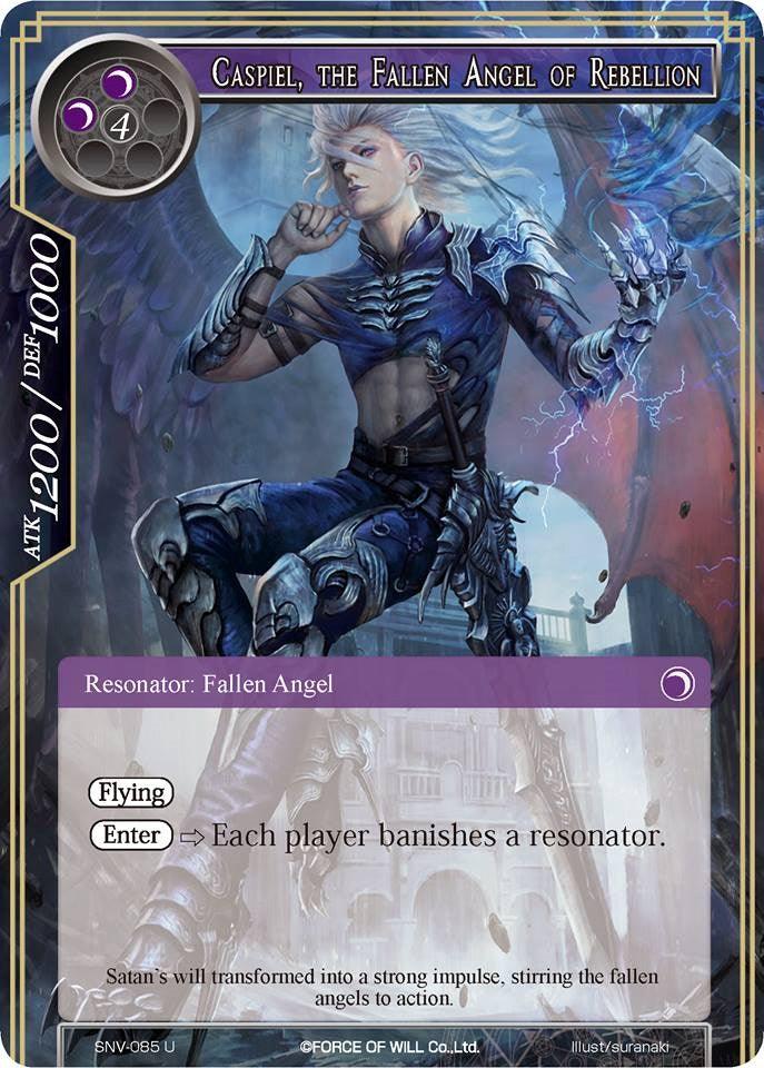 Caspiel, the Fallen Angel of Rebellion (SNV-085) [The Strangers of New Valhalla] - POKÉ JEUX