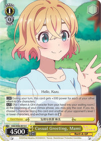 Casual Greeting, Mami (KNK/W86-E014 C) [Rent-A-Girlfriend] - POKÉ JEUX
