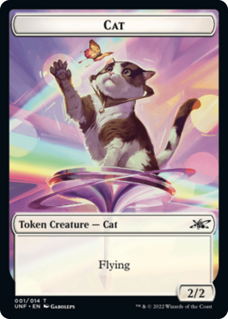 Cat // Treasure (12) Double-Sided Token [Unfinity Tokens] - POKÉ JEUX