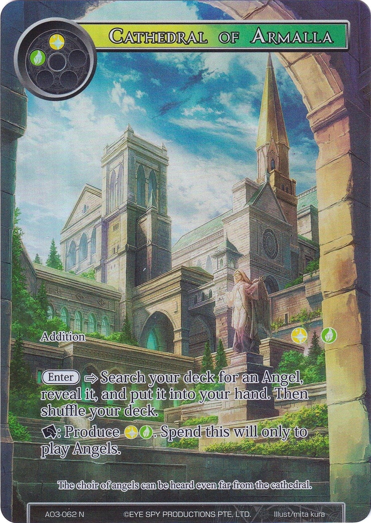 Cathedral of Armalla (Full Art) (AO3-062) [Alice Origin III] - POKÉ JEUX