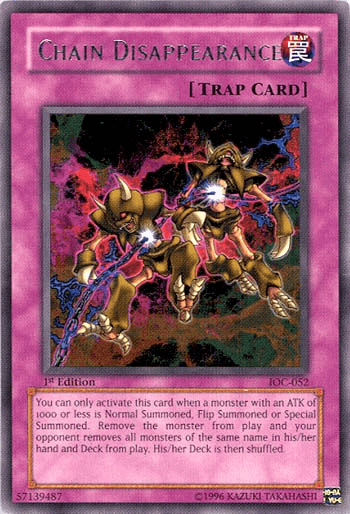 Chain Disappearance [IOC-052] Rare - POKÉ JEUX