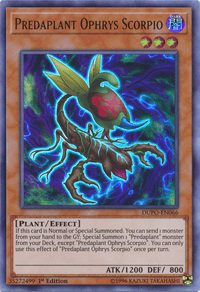 Predaplant Ophrys Scorpio [DUPO-EN066] Ultra Rare - POKÉ JEUX