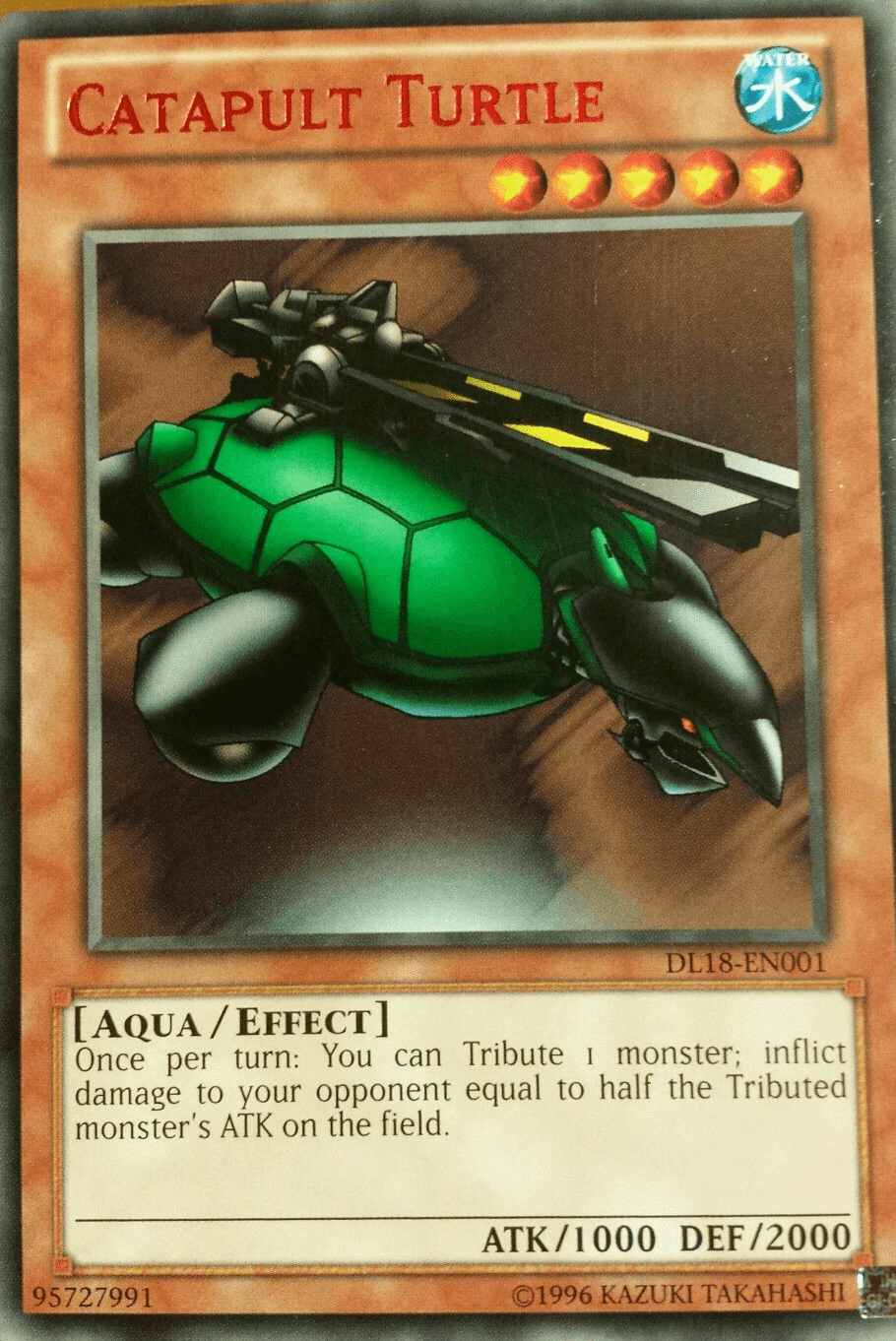 Catapult Turtle (Red) [DL18-EN001] Rare - POKÉ JEUX