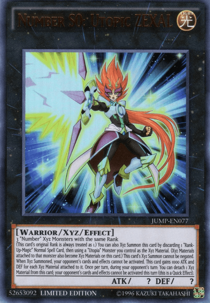 Number S0: Utopic ZEXAL [JUMP-EN077] Ultra Rare - POKÉ JEUX