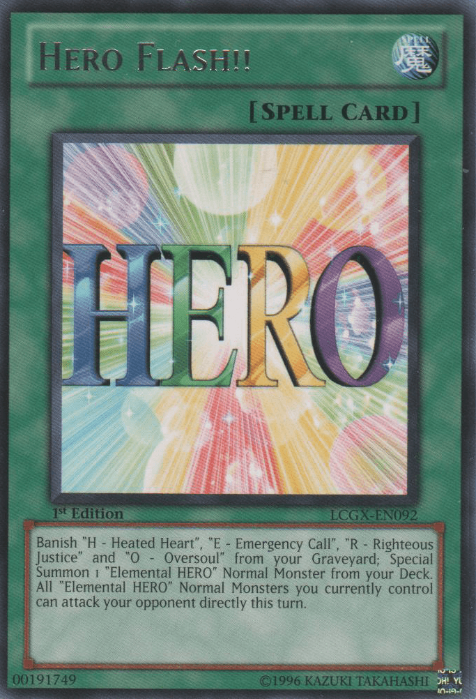 Hero Flash!! [LCGX-EN092] Rare - POKÉ JEUX