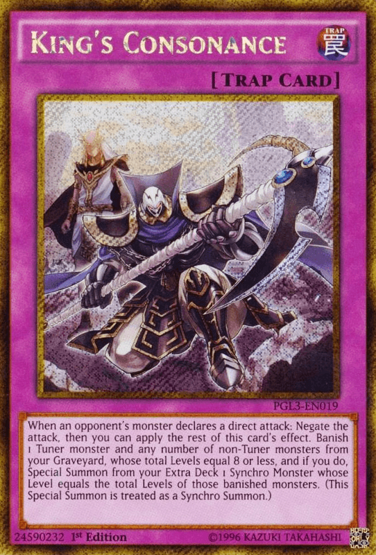King's Consonance [PGL3-EN019] Gold Secret Rare - POKÉ JEUX