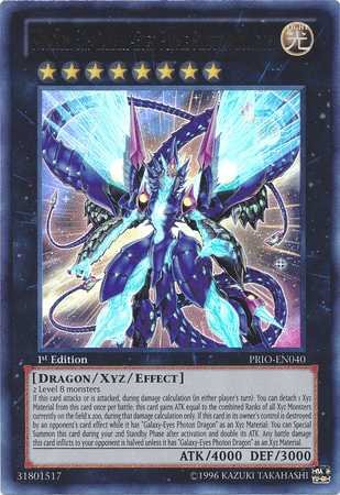 Number 62: Galaxy-Eyes Prime Photon Dragon [PRIO-EN040] Ultra Rare - POKÉ JEUX