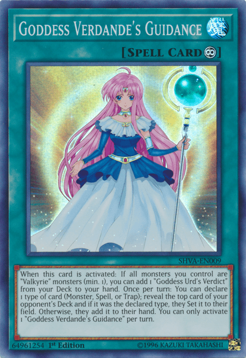 Goddess Verdande's Guidance [SHVA-EN009] Super Rare - POKÉ JEUX