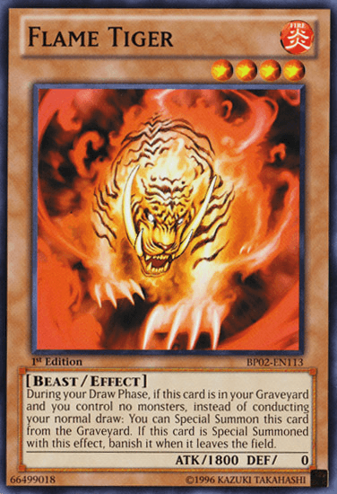 Flame Tiger [BP02-EN113] Mosaic Rare - POKÉ JEUX