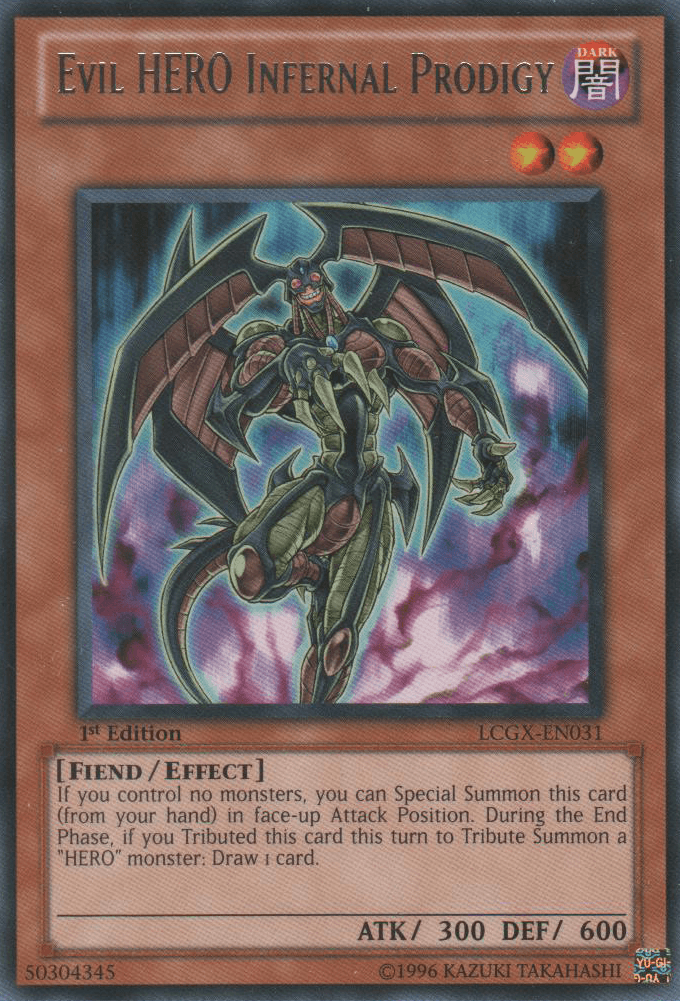 Evil HERO Infernal Prodigy [LCGX-EN031] Rare - POKÉ JEUX