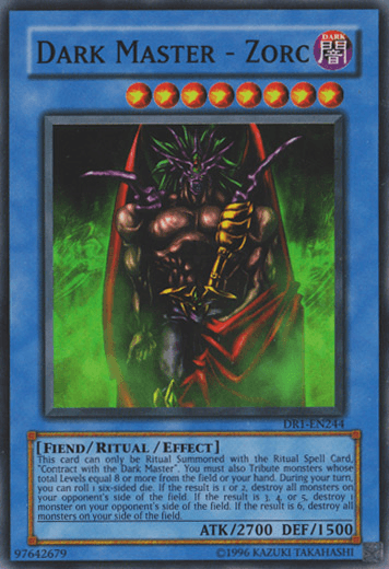 Dark Master - Zorc [DR1-EN244] Super Rare - POKÉ JEUX